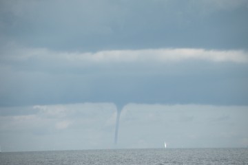 Tornado - nicht weit von uns entfernt auf der Ostsee