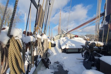 Winterstimmung im Museumshafen